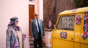 Maggie Smith e Alex Jennings in "The Lady in the Van"