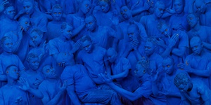 Liu Bolin, Blue Europe