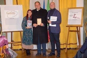 Chiara Ricci, Presidente Associazione "Piazza Navona", Giuseppe Perna (Presidente Associazione Annalisa Durante) e Guido Mastroianni (presentatore e Presidente Associazione Saranno Vietresi(Ph. Francecso Corrado)