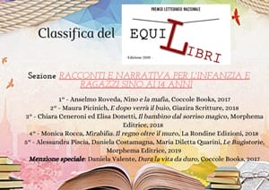 Classifica sezione "RACCONTI E NARRATIVA PER L'INFANZIA E RAGAZZI SINO AI 14 ANNI"